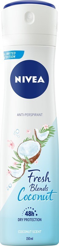 Nivea Dezodorant-anti perspirant w sprayu dla kobiet Fresh Blends Coconut 150ml - limitowana edycja