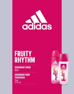 Adidas Zestaw prezentowy Fruity Rhythm (dezodorant spray 150ml+dezodorant atomizer 75ml)