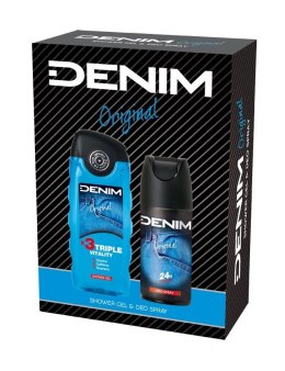 DENIM Original Zestaw prezentowy(dezodorant spray 150ml i żel pod prysznic 250ml)