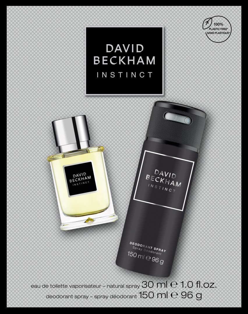 David Beckham Zestaw prezentowy Instinct (woda toaletowa 30ml+dezodorant spray 150ml)