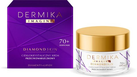 Dermika Imagine Diamond Skin 70+ Ciekłokrystaliczny Krem przeciwzmarszczkowy na dzień i noc 50ml
