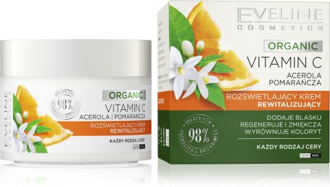 EVELINE ORGANIC-VIT C Krem rozświetlający