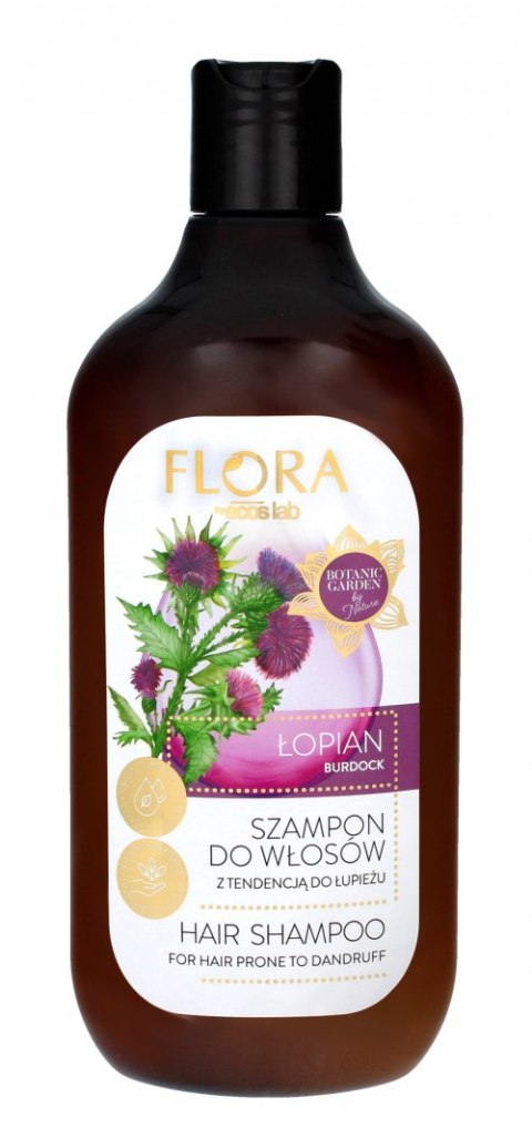 Ecos Lab Flora Szampon do włosów z tendencją do łupieżu - Łopian 500ml