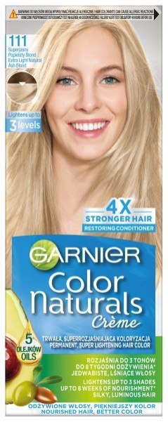 Garnier Color Naturals Krem koloryzujący nr 111 Superjasny Popielaty Blond 1op
