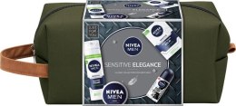 Nivea Men Zestaw prezentowy Sensitive Elegance (krem 75ml+pianka do golenia 200ml+balsam po goleniu 100ml+deo roll-on 50ml)