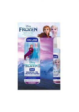On Line Disney Zestaw prezentowy Frozen (żel 3w1 400ml+ spray do włosów 200ml)