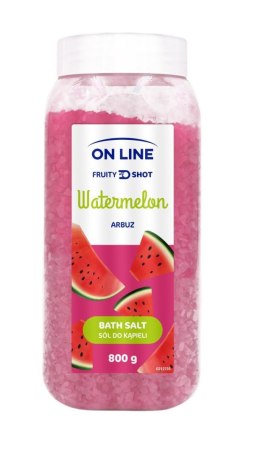 On Line Fruity Shot Sól do kąpieli Watermelon (Arbuz) 800g