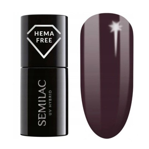 SEMILAC Lakier hybrydowy 412 Earth Brown (HEMA free) 7ml