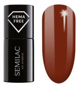 SEMILAC Lakier hybrydowy 418 Red Hot Beach (HEMA free) 7ml