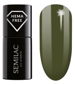 SEMILAC Lakier hybrydowy 421 Baobab Green (HEMA free) 7ml