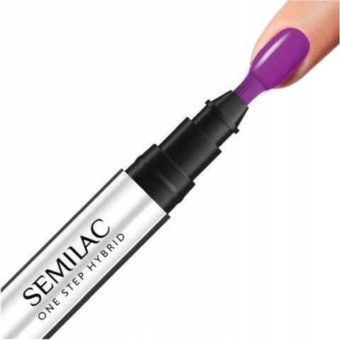 SEMILAC One Step Marker do paznokci S760 Hyacinth Violet 3ml