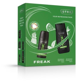 STR 8 Freak Zestaw prezentowy (dezodorant spray 150ml+żel pod prysznic 250ml)