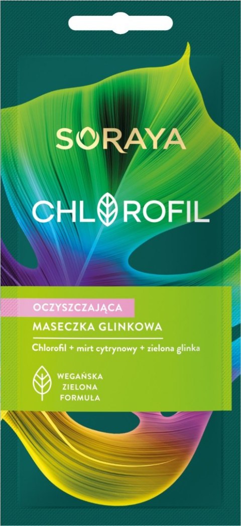 Soraya Chlorofil Oczyszczająca Maseczka glinkowa do młodej cery 8ml