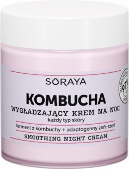 Soraya Kombucha Wygładzający Krem na noc z kwasami AHA - każdy typ cery 75ml