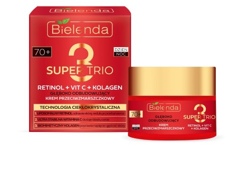 BIELENDA SUPER TRIO RETINOL+VIT+KOLAGEN Krem 70+