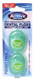 Beauty Formulas Active Oral Care Nić dentystyczna Travel Size 2 x 12m