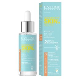 Eveline Perfect Skin.acne Kuracja na noc korygująca niedoskonałości - 2 stopień złuszczania (10%) 30ml