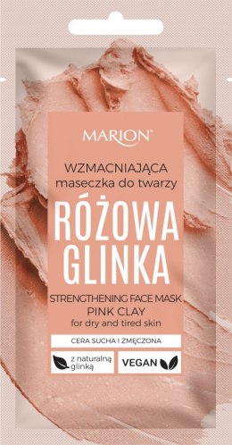 MARION Glinka Różowa wzmacniająca maska do twarzy