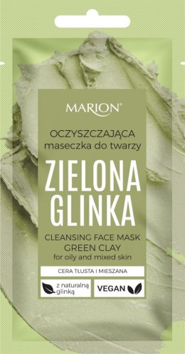 MARION Glinka Zielona oczyszczająca maska do twarzy