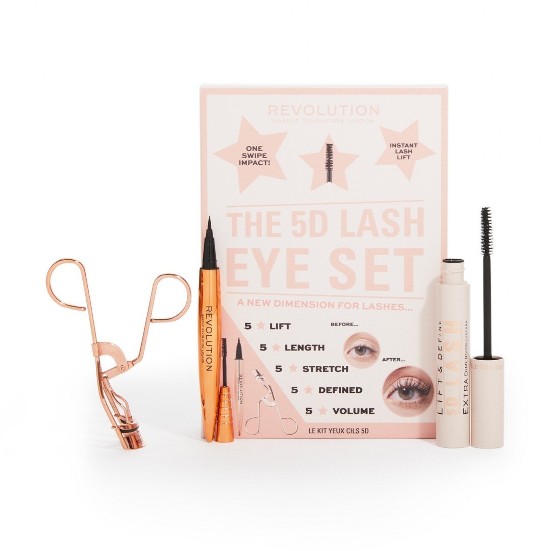 Makeup Revolution Zestaw świąteczny The 5D Lash Eye Set 1op.