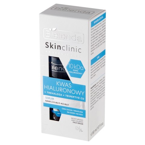 Bielenda Skin Clinic Professional Kwas Hialuronowy Serum nawilżająco-kojące na dzień i noc 30ml