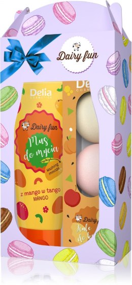 DELIA ZESTAW DAIRY FUN Mus 200ml i kula 3x 100g&