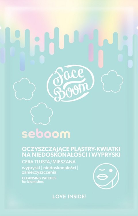 Face Boom Seboom Plastry-Kwiatki na niedoskonałości i wypryski op.-20szt