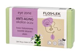 Floslek Zestaw prezentowy Eye Zone Anti-Aging (krem pod oczy 15ml+żel pod oczy 10g)