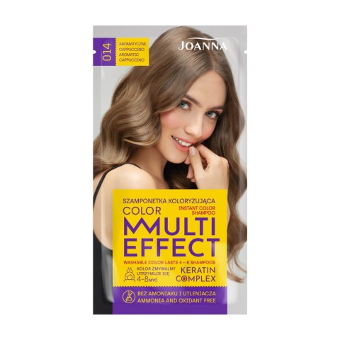 Joanna Multi Effect Color Keratin Complex Szamponetka - 14 Aromatyczne Cappuccino 35g