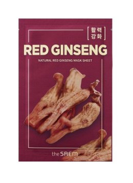 The SAEM Natural Mask Sheet Maska na tkaninie - Red Ginseng 21ml