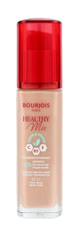 Bourjois Podkład do twarzy Healthy Mix Clean&Vegan - nr 52.5C Rose Beige 30ml