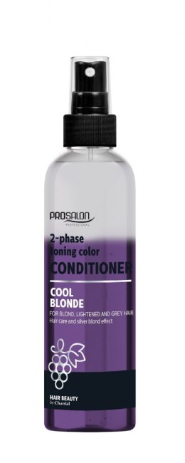 CHANTAL ProSalon Cool Blonde Dwufazowa Odżywka tonująca kolor do włosów blond,rozjaśnianych i siwych 200ml