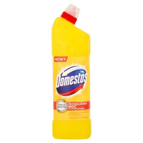 Domestos Przedłużona Moc Płyn do WC oczyszczająco-dezynfekujący Citrus Fresh 1000ml