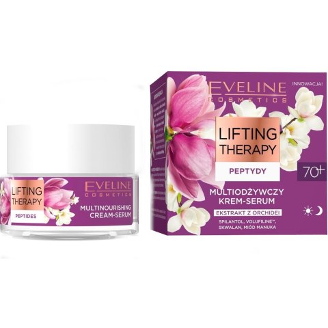 EVELINE LIFTING THERAPY Krem-Serum 70+ Peptydy