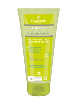 FLOSLEK Pharma Anti-Acne 24H System Żel oczyszczający do skóry mieszanej,tłustej i trądzikowej 200ml