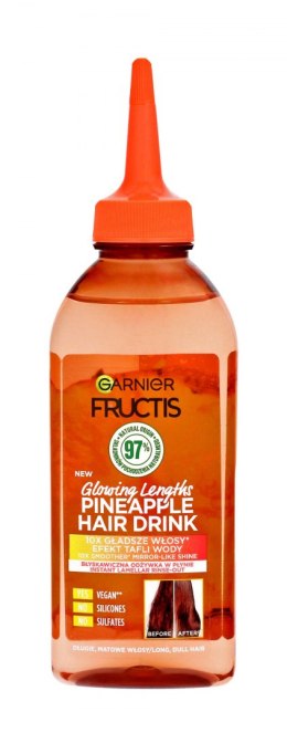 Garnier Hair Drink Błyskawiczna Lamellarna Odżywka w płynie do włosów długich i matowych - Pineapple 200ml