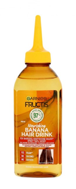 Garnier Hair Drink Błyskawiczna Lamellarna Odżywka w płynie do włosów suchych - Banana 200ml