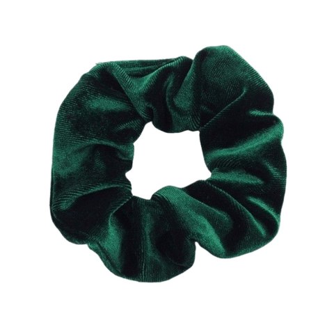 Gumka-frotka do włosów typu "Scrunchie" - zielona 1szt