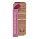 Makeup Revolution Blush & Highlight Stick Róż i Rozświetlacz w sztyfcie - Champagne Shine 4.3g