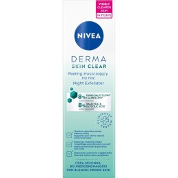NIVEA Derma Skin Clear Peeling złuszczający na noc 40ml