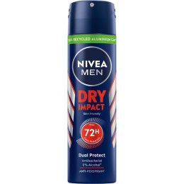 NIVEA Men Dezodorant antyperspirant w sprayu DRY IMPACT 150mi