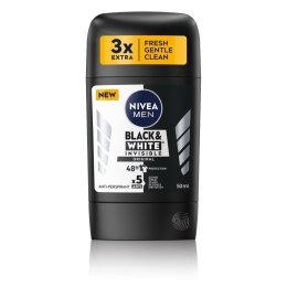 NIVEA Men Dezodorant w sztyfcie męski BLACK & WHITE INVISIBLE ORIGINAL 50ml