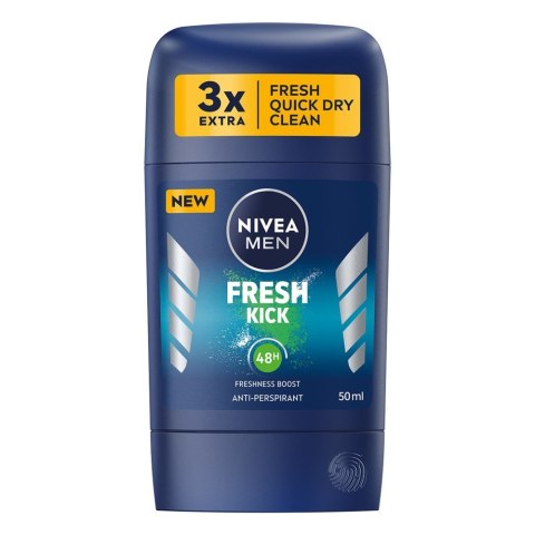 NIVEA Men Dezodorant w sztyfcie męski FRESH KICK 50ml