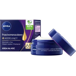 Nivea Przeciwzmarszczkowy + Modelujący Krem 65+ na noc - 50ml