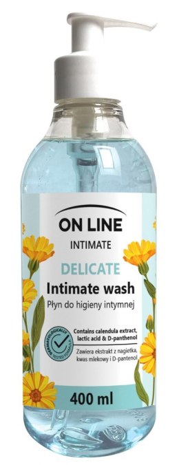 On Line Intimate Płyn do higieny intymnej Delicate z ekstraktem z nagietka 400ml