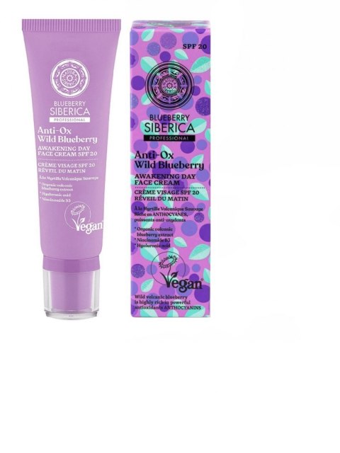 SIBERICA Blueberry Professional Pobudzający Krem do twarzy Anti-Ox Wild Blueberry SPF20 50ml