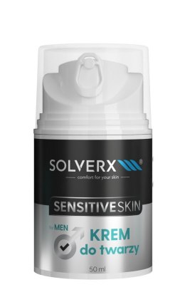 Solverx MEN SENSITIVE SKIN Krem do twarzy 50ml&