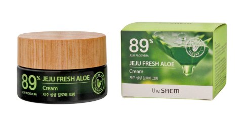 The SAEM Jeju Fresh Aloe 89% Krem do twarzy - 50ml