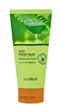 The SAEM Jeju Fresh Aloe Pianka oczyszczająca do twarzy - 150g