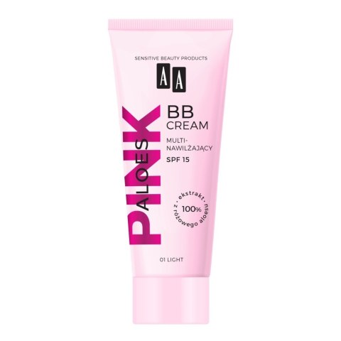 AA Pink Aloes Multi-nawilżający Krem do twarzy BB nr 01 Light 30ml